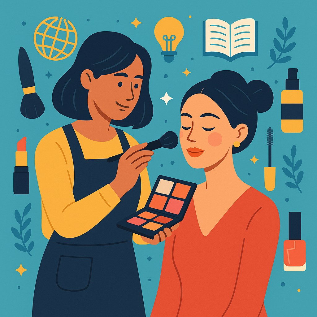 Code-1805 Professional Master Class in Makeup With International Techniques