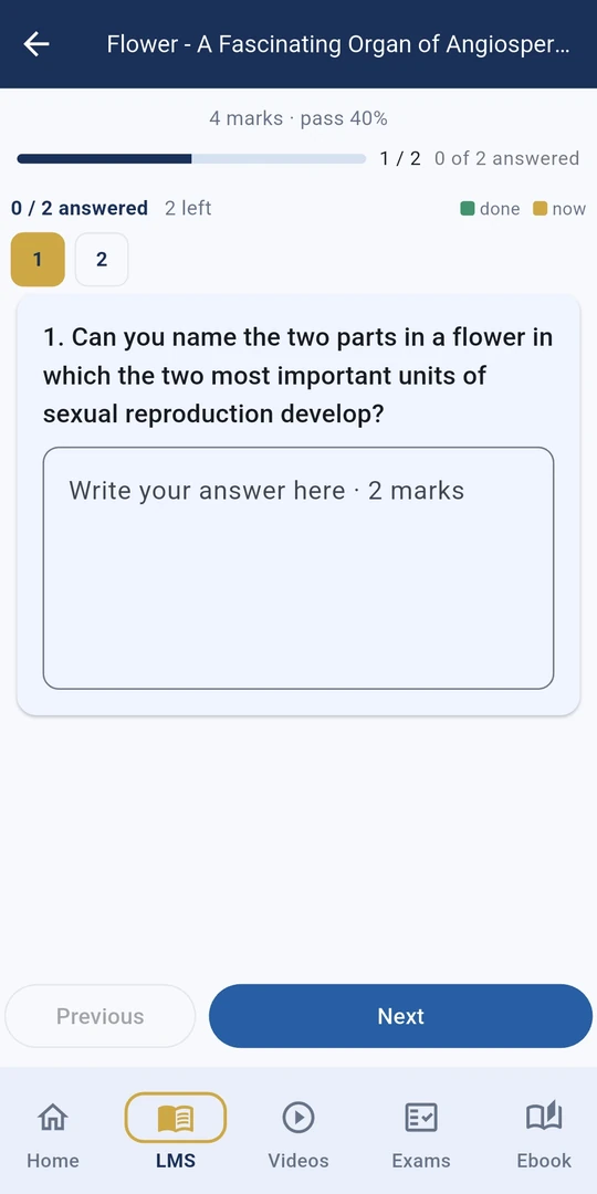 LAPT-UK app written-answer question